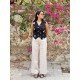 BLACK MOTIF VEST TOP BLACK MOTIF VEST TOP