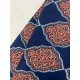 BLUE MAROON MOTIF MOONCHILD DRESS