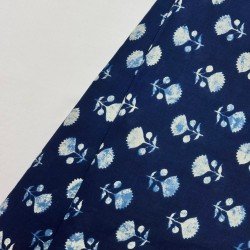 INDIGO LITTLE MOTIFS SUPER SHORT STRAIGHT KURTI 
