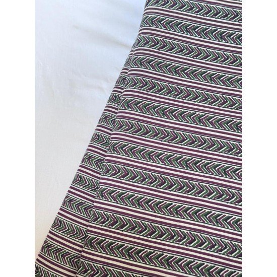 CREAM STRIPES SHORT STRAIGHT KURTI