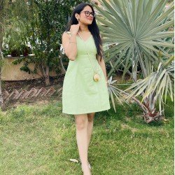 SOLID GREEN COCO DRESS
