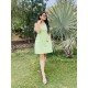 SOLID GREEN COCO DRESS SOLID GREEN COCO DRESS