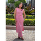 SOLID PINK KURTA BOTTOM SET 