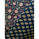 BLACK FLORAL MOTIF KURTA BOTTOM SET