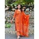ORANGE MOTIFS SUIT SET ORANGE MOTIFS SUIT SET