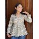 GEOMETRIC BOX MOTIF CLAIRE TOP GEOMETRIC BOX MOTIF CLAIRE TOP