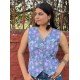 PINK FLORAL BOOTA VEST TOP
