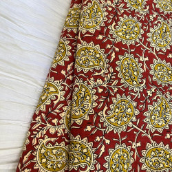 MAROON AJRAK LONG STRAIGHT KURTI