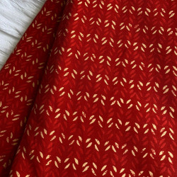 RED LEAF LONG STRAIGHT KURTI